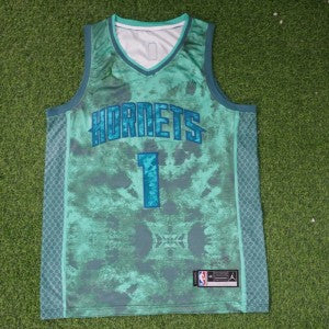 NBA Charlotte Hornets green jersey