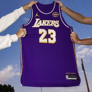 NBA Los Angeles Lakers purple jersey