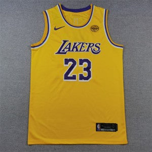 NBA Los Angeles Lakers yellow jersey