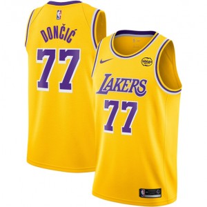 NBA Los Angeles Lakers yellow jersey