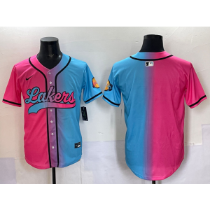 NBA Blank Los Angeles Lakers blue Vapor jersey