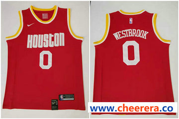 NBA Russell Westbrook Houston Rockets red jersey