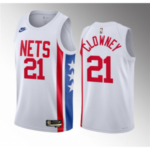 NBA Brooklyn Nets white Classic jersey