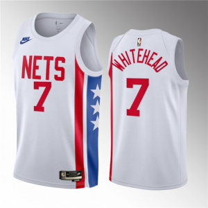 NBA Brooklyn Nets white Classic jersey