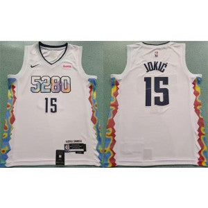 NBA Denver Nuggets white jersey