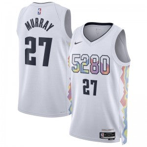 NBA Denver Nuggets white jersey