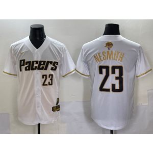 NBA Indiana Pacers white Vapor jersey