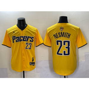 NBA Indiana Pacers yellow Vapor jersey