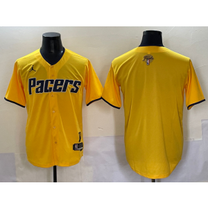 NBA Blank Indiana Pacers yellow Vapor jersey