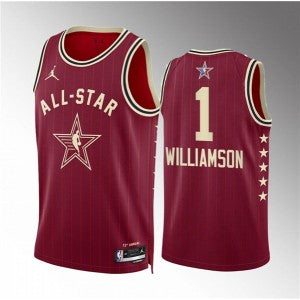 NBA New Orleans Pelicans crimson jersey