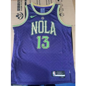 NBA New Orleans Pelicans purple jersey