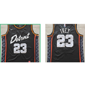 NBA Piston NBA Piston 23 Ivey black jersey