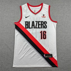 NBA Portland Trail Blazers white jersey