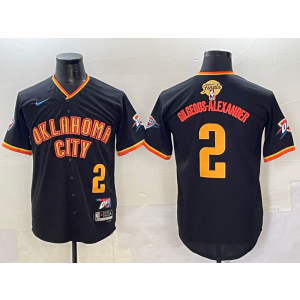 NBA Oklahoma City Thunder black Vapor jersey