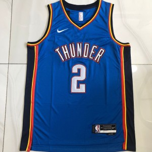 NBA Oklahoma City Thunder blue jersey