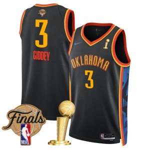 NBA Oklahoma City Thunder black jersey