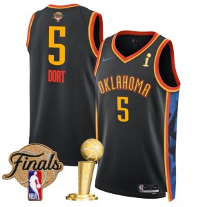 NBA Oklahoma City Thunder black jersey