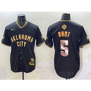 NBA Oklahoma City Thunder black Vapor jersey