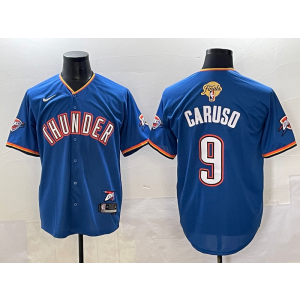 NBA Oklahoma City Thunder blue Vapor jersey