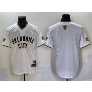 NBA Blank Oklahoma City Thunder white Vapor jersey