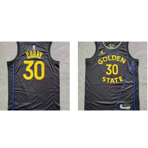 NBA Golden State Warriors black jersey
