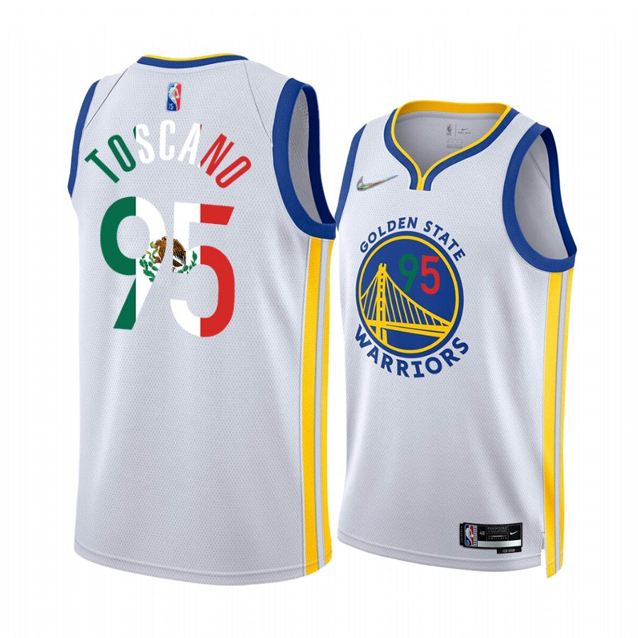 NBA Golden State Warriors white jersey
