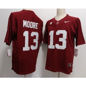 NCAA Alabama Crimson Tide red Vapor jersey