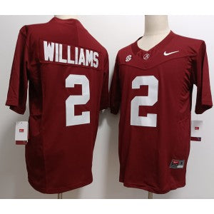 NCAA Alabama Crimson Tide red Vapor jersey