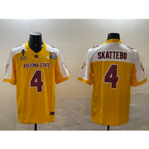 NCAA Arizona State NCAA Arizona State 4 C yellow Vapor jersey