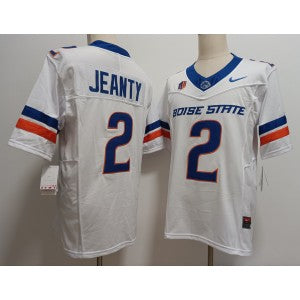 NCAA Boise State Broncos white Vapor jersey