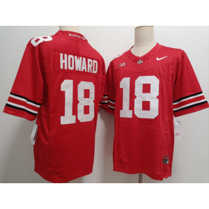 NCAA Ohio State Buckeyes red Vapor jersey