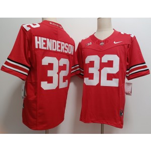NCAA Ohio State Buckeyes red Vapor jersey
