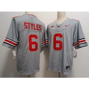 NCAA Ohio State Buckeyes grey Vapor jersey