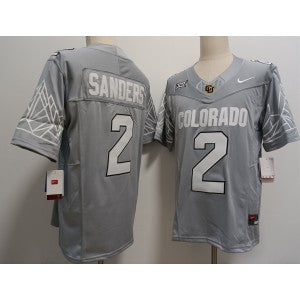 NCAA Colorado Buffaloes grey Vapor jersey