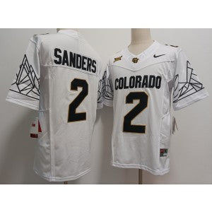 NCAA Colorado Buffaloes white Vapor jersey