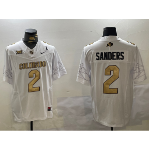 NCAA Colorado Buffaloes white Vapor jersey