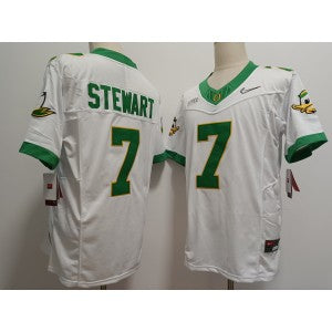 NCAA Oregon Ducks white Vapor jersey