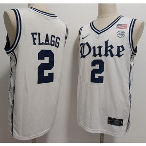 NCAA Duke Blue Devils white Vapor jersey