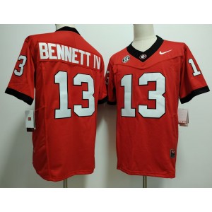 NCAA Georgia Bulldogs red Vapor jersey
