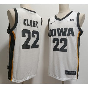 NCAA Iowa NCAA Iowa 22 Caitlin Clark white Vapor jersey