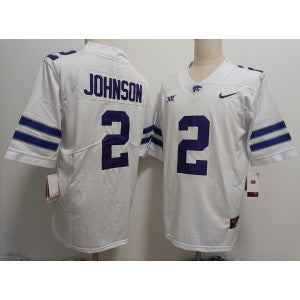 NCAA Kansas State Wildcats white Vapor jersey