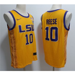 NCAA LSU Tigers yellow Vapor jersey