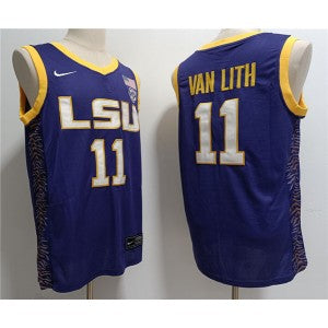 NCAA LSU Tigers purple Vapor jersey