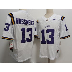 NCAA LSU Tigers white Vapor jersey