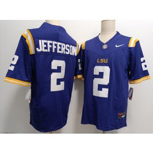NCAA LSU Tigers purple Vapor jersey