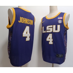 NCAA LSU Tigers purple Vapor jersey