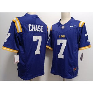 NCAA LSU Tigers purple Vapor jersey