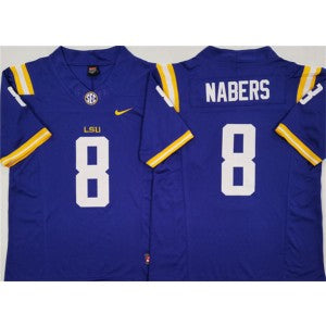 NCAA LSU Tigers royal Vapor jersey