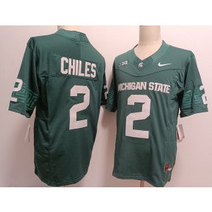 NCAA Michigan State Spartans green Vapor jersey