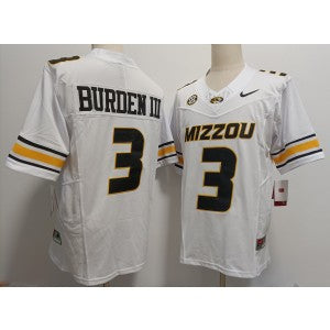 NCAA Missouri Tigers white Vapor jersey